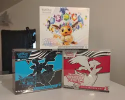 Pokemon TCG Scarlet & Violet Black Bolt, White Flare And Prismatic Evolution ETB - Image 1