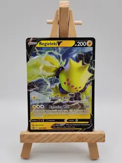 Regieleki V SWSH280 Sword & Shield Black Star Promo Holo Pokemon Card - Image 1