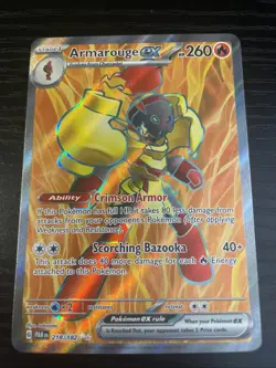 Pokemon TCG Armarouge ex Paradox Rift 218/182 Holo Ultra Rare - Image 1