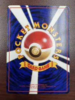 Arbok No.024 Vending Series 3 Old back Vintage Glossy Pokemon Card Japanese MP - Image 2