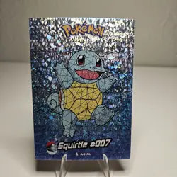 Squirtle #7 - Cracked Ice Holo - Crystal Collection 2024 - Pokemon Card - Image 2