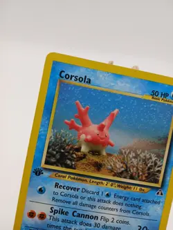 Corsola 37/75 - Neo Discovery - 1st Edition Uncommon LP Pokemon Card - Image 2