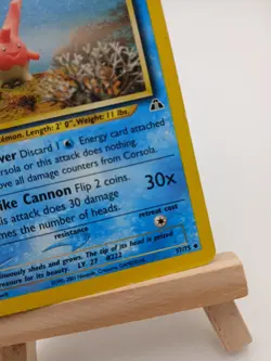 Corsola 37/75 - Neo Discovery - 1st Edition Uncommon LP Pokemon Card - Image 4