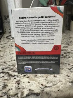 Pokemon TCG Scarlet and Violet Obsidian Flames Booster Bundle 6 Packs New Sealed - Image 2