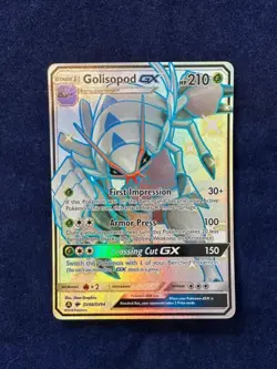 Pokemon Hologram Golisopod Hidden Fates GX SV48/SV94 Card Ungraded - Image 1
