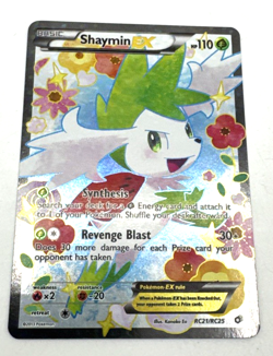 Pokemon TCG Card Shaymin RC21/RC25 Holo Full Art Legendary Treasures Radiant NM - Image 3