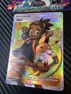 Pokemon TCG Guardians Rising Hau Full Art Card 144/145 Mint! Pack Fresh 🔥 - Image 2