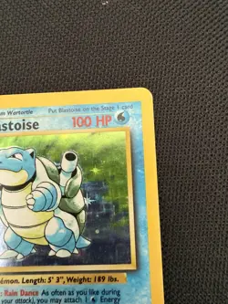 Pokemon Blastoise 2/102 Unlimited Holo Base Set Card 1999 Unplayed Ex+ Cond LOOK - Image 3