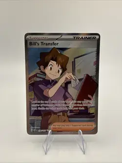 Bill's Transfer Full Art NM 194/165 Scarlet & Violet 151 Pokemon Card Trainer - Image 1