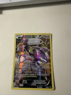 Pokemon TCG Genesect XY119 Black Star Promo Holo Foil Full Art Card MP Condition - Image 1