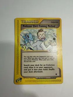 MP Professor Elm’s Training Method 148/165 Trainer e-Series Pokemon card English - Image 2