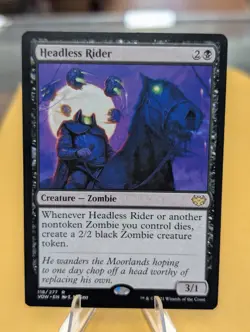 [1x] Headless Rider Near Mint, English Innistrad: Crimson Vow Magic Free Ship! - Image 1