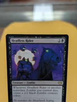 [1x] Headless Rider Near Mint, English Innistrad: Crimson Vow Magic Free Ship! - Image 2