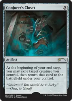 MTG Conjurer's Closet - Foil - (Wizards Play Network 2021), Light Play, English - Image 1