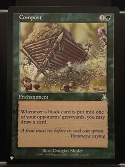 Compost Urza's Destiny Regular NM The List Mystery MTG Magic Card - Image 1