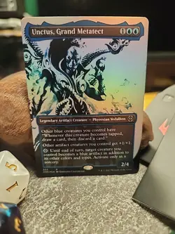 MTG Unctus, Grand Metatect - Foil art - Phyrexia: All Will Be One #303 - Image 1