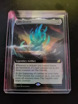 MTG Magic the Gathering NM Foil Extended Art The Ozolith 362 Ikoria - Image 1