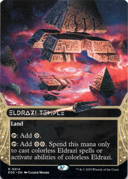 Eldrazi Temple (Borderless) [Edge of Eternities] (EoE) [MTG] Magic 0014 - Image 1