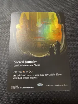 Sacred Foundry (Borderless) Edge of Eternities Foil 0282 - Image 2