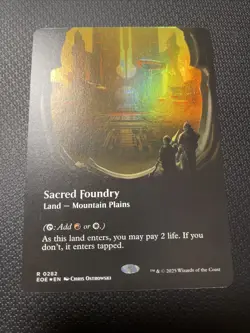 Sacred Foundry (Borderless) Edge of Eternities Foil 0282 - Image 3