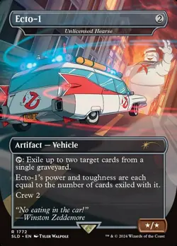 [1x] Ecto-1 - Unlicensed Hearse - Foil Near Mint, English Secret Lair MTG Magic - Image 1