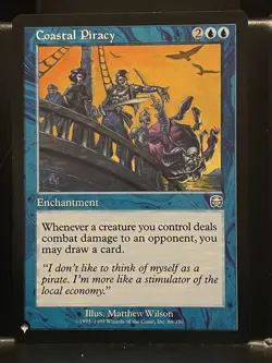 Coastal Piracy Mercadian Masques Regular NM The List Mystery MTG Magic Card - Image 1