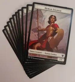 MTG (10) Human Soldier Token - Theros Beyond Death - THB 2/14 -Z23 - Image 1