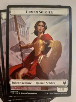 MTG (10) Human Soldier Token - Theros Beyond Death - THB 2/14 -Z23 - Image 2