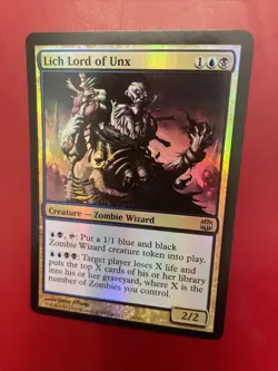 MTG - Lich Lord of Unx - FOIL - Alara Reborn - NM/MT - Brandy New! - Image 1