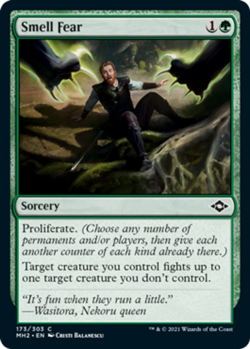 Smell Fear - Foil Light Play, English Magic the Gathering MTG Modern Horizons 2 - Image 1