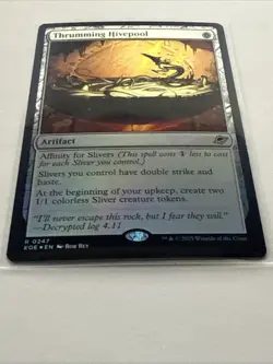 MTG Thrumming Hivepool 0247 Edge of Eternities *FOIL* Rare NM - Image 3