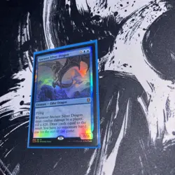 Ancient Silver Dragon Commander Legends: Battle for Baldur's Gate Foil - Image 1