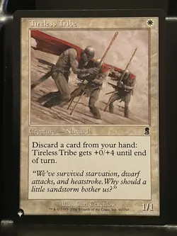 Tireless Tribe Odyssey Regular NM The List Mystery MTG Magic Card - Image 1