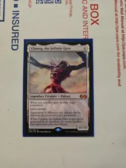 Ulamog, the Infinite Gyre Legendary Creature Eldrazi In Protector Sleeve NM - Image 1
