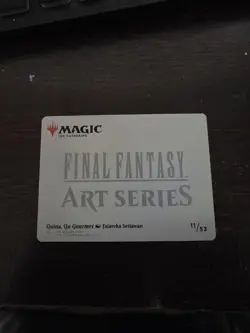 Quina, Qu Gourmet Art Card (Gold-Stamped Signature) FINAL FANTASY Art Series - N - Image 2