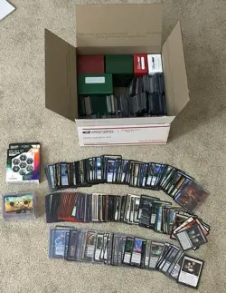Massive Magic The Gathering Card And Accessories Lot Mostly Bulk Rares MTG Huge - Image 1