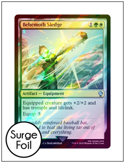 1x Behemoth Sledge, Surge Foil, Final Fantasy, Magic MTG NM - Image 1