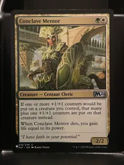Conclave Mentor Core Set 2021 Regular NM The List Mystery MTG Magic Card - Image 1