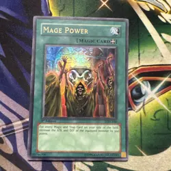 Yugioh! Mage Power LON-050 Ultra Rare 1st Edition LP - Image 1