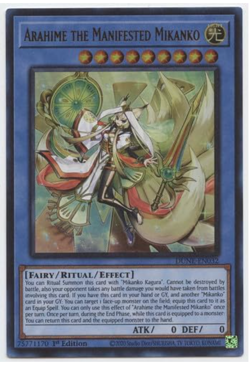 Yu-Gi-Oh! - Arahime Manifested Mikanko - DUNE-EN032-Ultra Rare - 1st Ed - NM/M - Image 1
