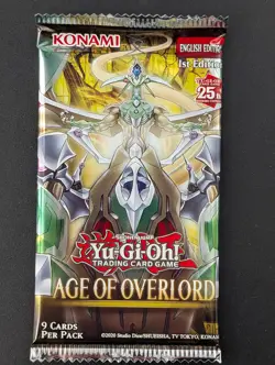 Lot of (205) Yu Gi Oh! Age of Overlord Booster Packs Sealed - Image 3