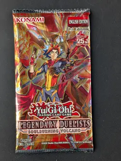 Lot of (13) Yu-Gi-Oh! Legendary Duelist Soulburning Volcano Booster Packs Sealed - Image 2