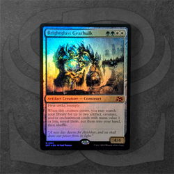 Brightglass Gearhulk •Foil• Mythic Artifact Creature, Construct, Aetherdrift MTG - Image 1