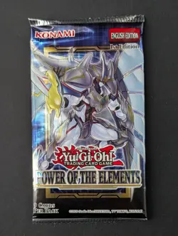 Lot of (9) Yu-Gi-Oh! TCG Power of The Elements Booster Packs Sealed EN - Image 2