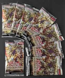 Lot of (8) Yu Gi Oh! Dimension Force Booster Packs Sealed - Image 1
