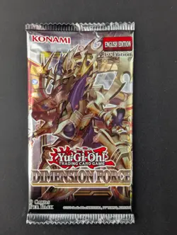 Lot of (8) Yu Gi Oh! Dimension Force Booster Packs Sealed - Image 2