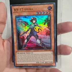 Yu-Gi-Oh! K9-17 Izuna ULTRA RARE Justice Hunters JUSH-EN031 NM/MINT - Image 1