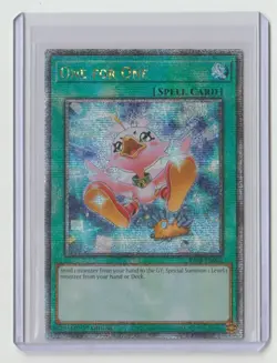 Yu-gi-Oh One for One RA03-EN056 Quarter Century Rare 1st Edition - Image 1