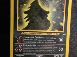 Pokemon TCG Shining Tyranitar Neo Destiny 1st Edition Shiny Holo Card 113/105 - Image 3