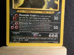Pokemon TCG Shining Tyranitar Neo Destiny 1st Edition Shiny Holo Card 113/105 - Image 4